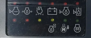 مانیتور بیل مکانیکی کوماتسو خط 6 ( 200و 102 و 220 و 300 و 400)- نمای چراغ ها