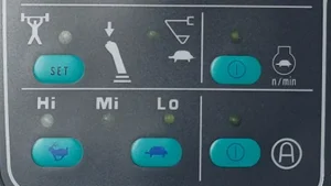 مانیتور بیل مکانیکی کوماتسو خط 6 ( 200و 102 و 220 و 300 و 400)- نمای کلیدها